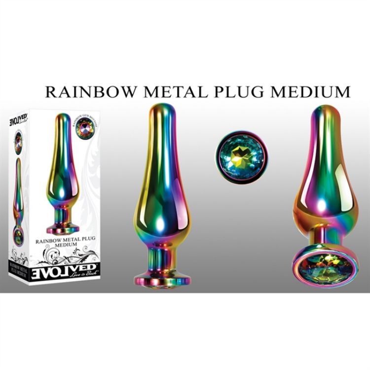 Image de Rainbow Metal Plug - Medium