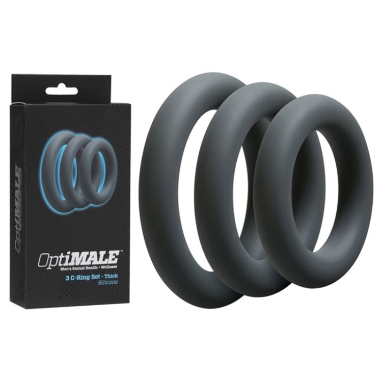 Image de OptiMALE - 3 C-Ring Set - Thick - Slate