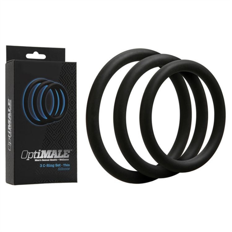 Image de OptiMALE - 3 C-Ring Set - Thin - Black