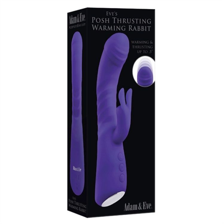 Image de Eve's Posh Thrusting Warming Rabbit - Silicone