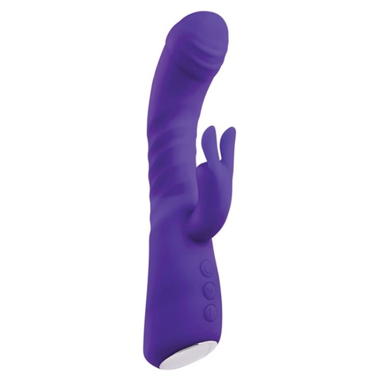 Image de Eve's Posh Thrusting Warming Rabbit - Silicone