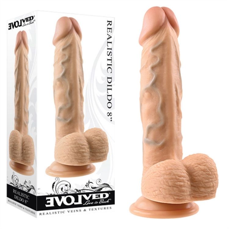 Image de Realistic Dildo 8" Light