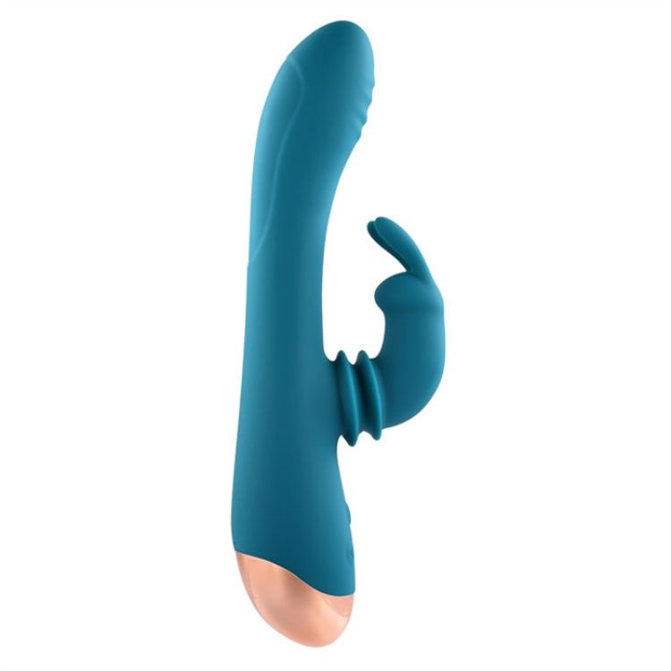 Image de Shimmy & Shake Velvet Rabbit - Silicone Teal