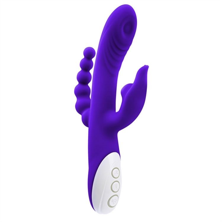 Image de Lick Me Triple Stim Vibe - Silicone Purple