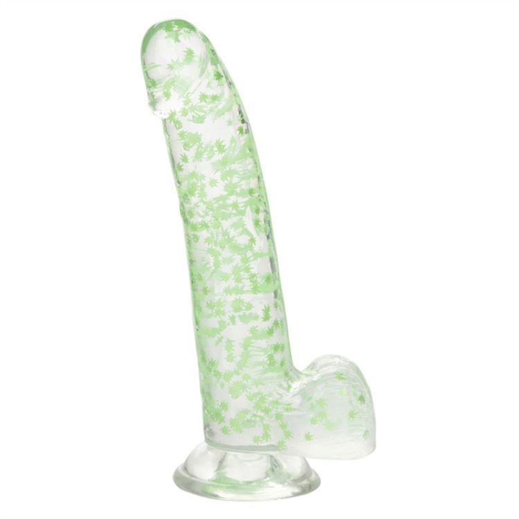 Image de NB - I Leaf Dick Glow-In-The-Dark Weed Leaf Dildo