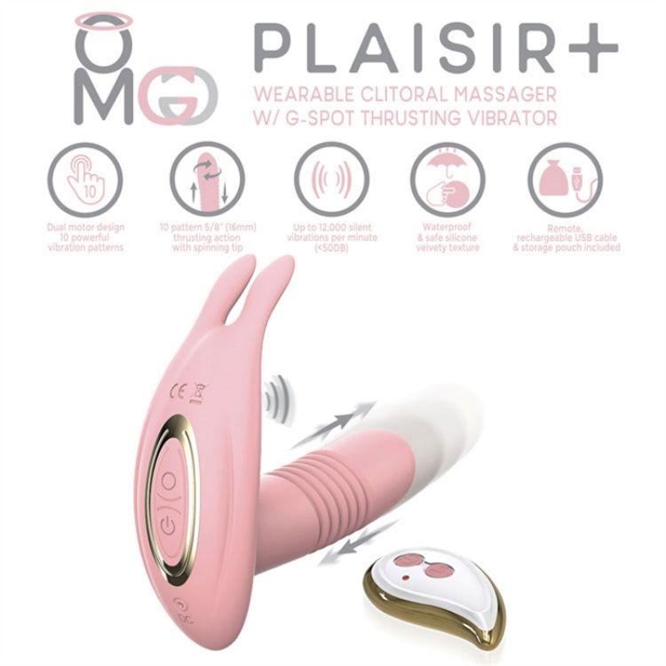 Image de OMG - Plaisir+ Clitoral Massager w/ Thrusting Vib.