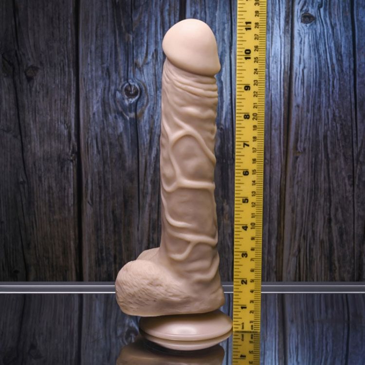 Image de 10" Flexskin Poseable True Feel Dildo - Light