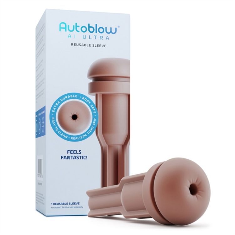 Image de Autoblow AI Ultra Anus Sleeve - Brown