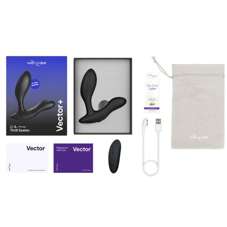 Image de We-Vibe Vector+ Noir Charbon