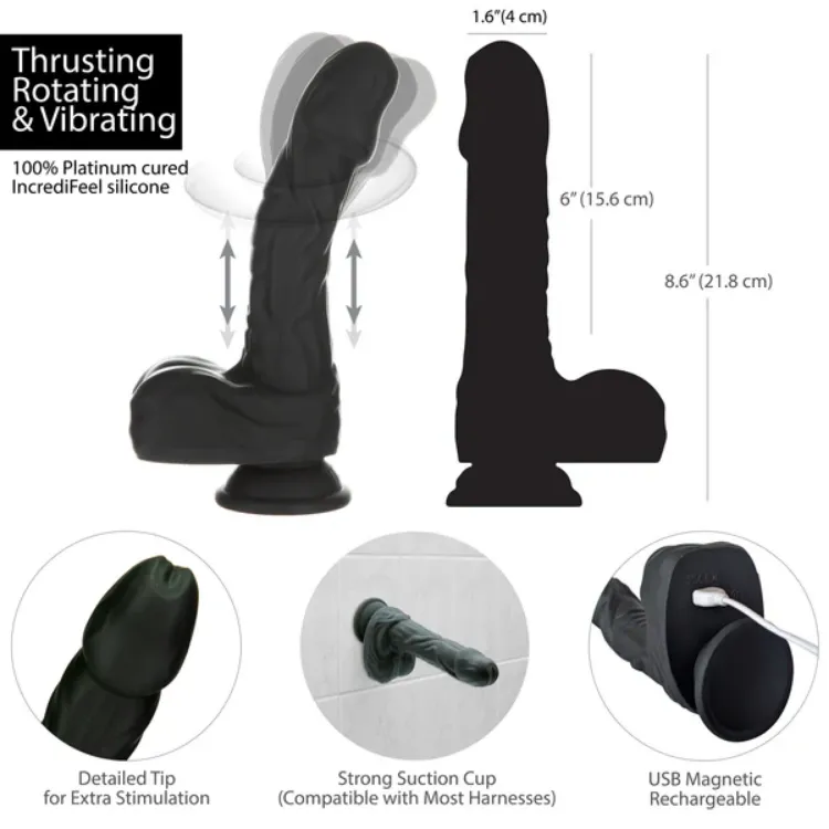 Image de Addiction - 8.6' vibrating, rotating & thrusting