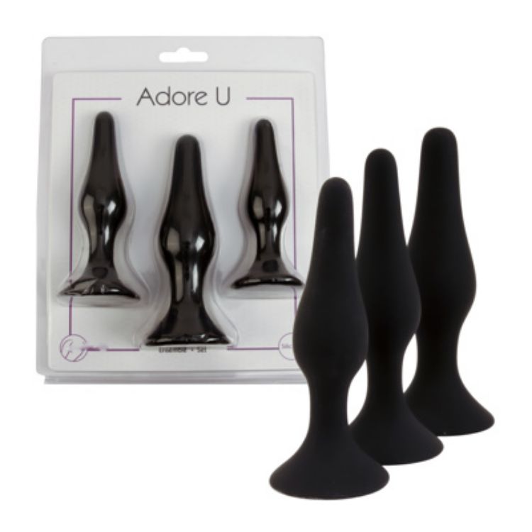 Image de Adore U - Lydia - Anal Plug Set With Suction Base