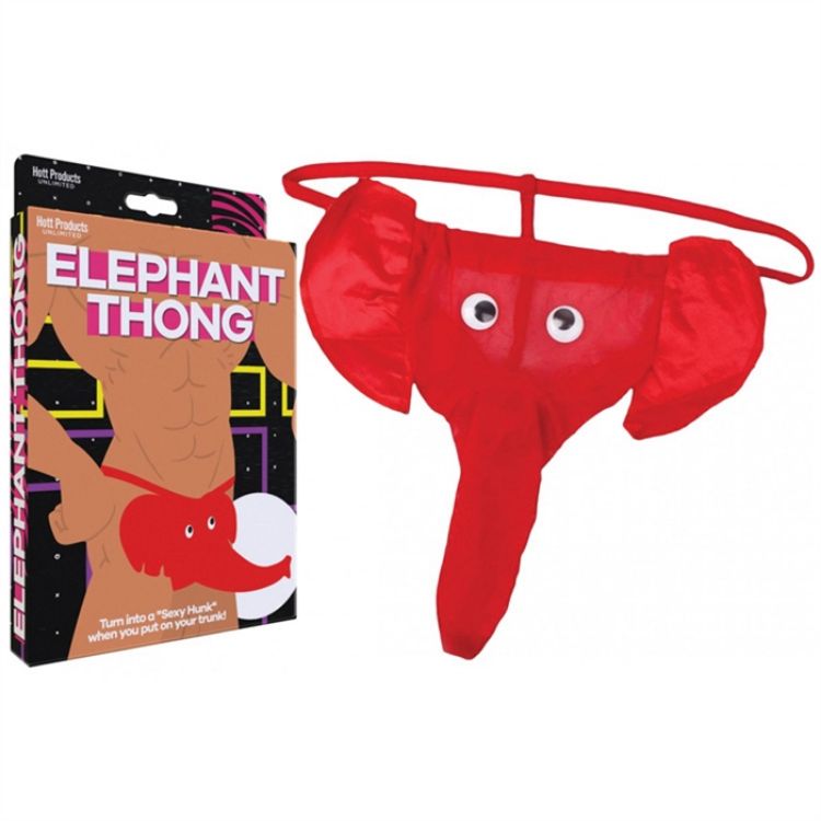 Image de  String éléphant  - Rouge