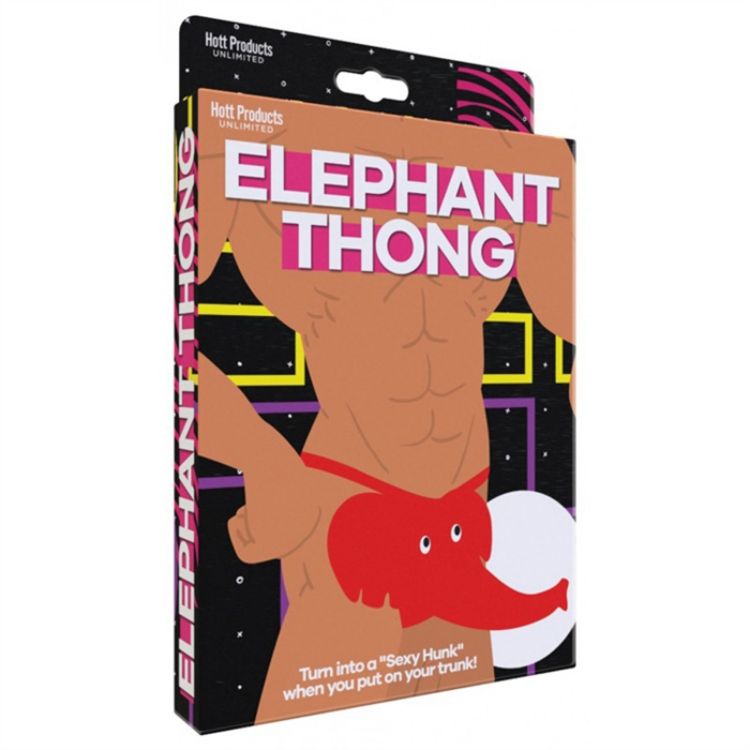 Image de  String éléphant  - Rouge