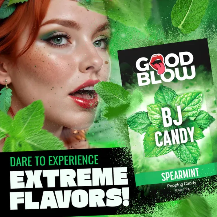 Image de BJ - Bonbons pétillants à la menthe verte