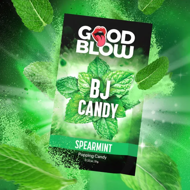 Image de BJ - Bonbons pétillants à la menthe verte