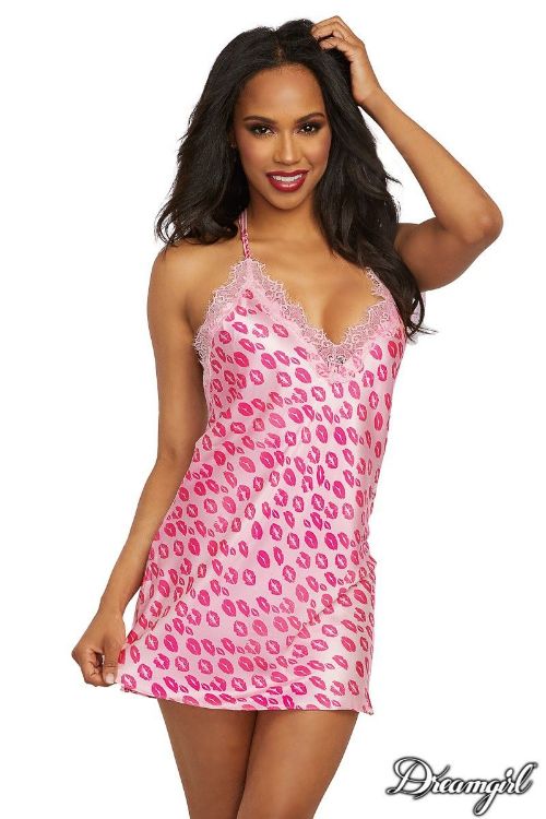 Image de Nuisette en satin Kiss - Large